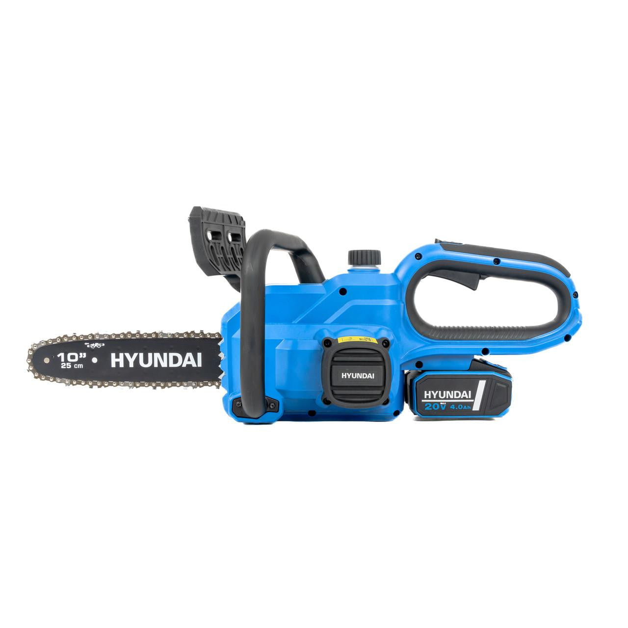 Hyundai 10'' 25cm Cordless Chainsaw 20V Li-Ion 4Ah Battery and Charger | HY20CCS10