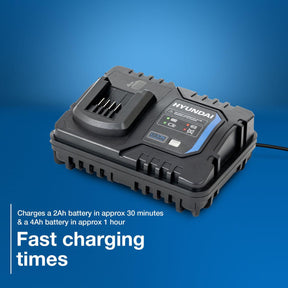 Hyundai 20V 4A Quick Charger for 2nd Generation 20V Garden and Power Tools  | C20-4