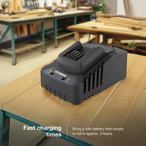 Hyundai 4Ah Li-Ion Battery and 2A Charger Kit for 2nd Generation 20v Range | BI20-4/C20-2