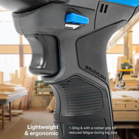Hyundai 20V Cordless Hammer Drill 60Nm and Angle Grinder 115mm Brushless Kit, inc. 2.0Ah and 4.0Ah Li-ion Battery and 2A Charger  | S02-FTB