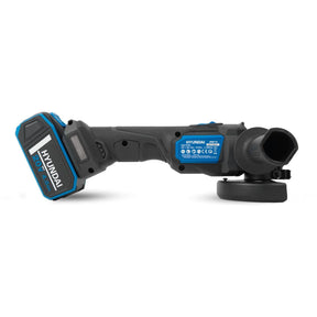 Hyundai 20V Cordless Hammer Drill 60Nm and Angle Grinder 115mm Brushless Kit, inc. 2.0Ah and 4.0Ah Li-ion Battery and 2A Charger  | S02-FTB