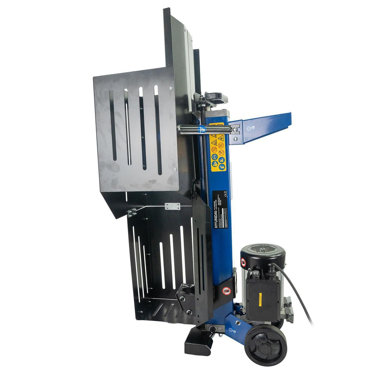 Hyundai 7 Tonne, 520mm Horizontal Electric Log Splitter with Stand and Cross Wedge |  HYLS7000HE+1361149+1361150
