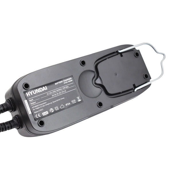 Hyundai 4 Amp SMART Car Battery Charger 6v / 12v, 1.2 - 130Ah Capacity| HYSC-4000M
