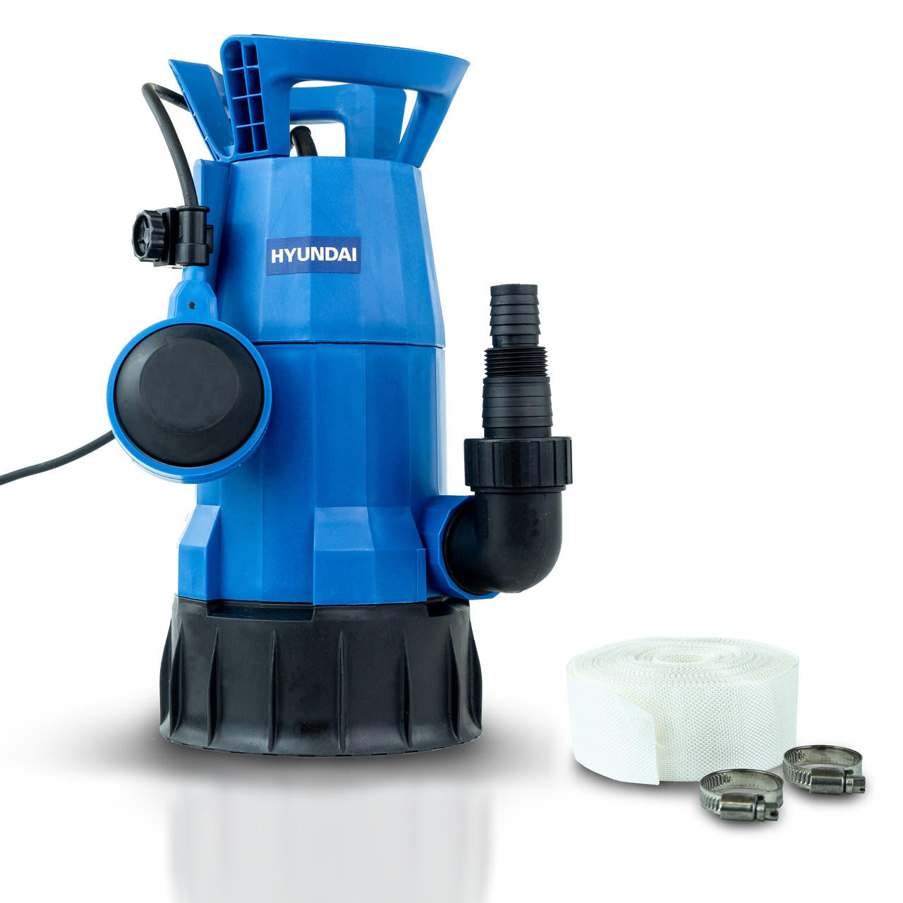Hyundai 1100W Submersible Water Pump, 25-32mm / 1- 1/2'' Hose, Clean and Dirty Water, 7m Lift | HYSP1100CD