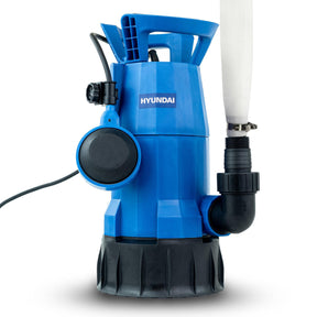 Hyundai 1100W Submersible Water Pump, 25-32mm / 1- 1/2'' Hose, Clean and Dirty Water, 7m Lift | HYSP1100CD