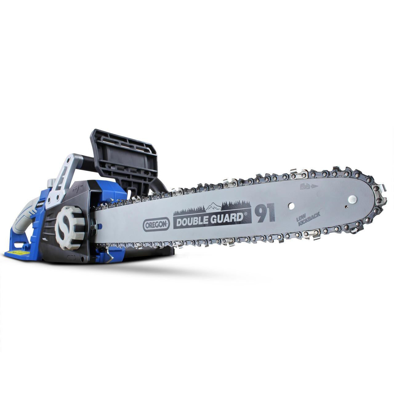 Hyundai 16" 40cm Electric Chainsaw 2400W 230V & Folding Trolley on Wheels, Garden Trolley 100kg | HYC2400E+GTW220
