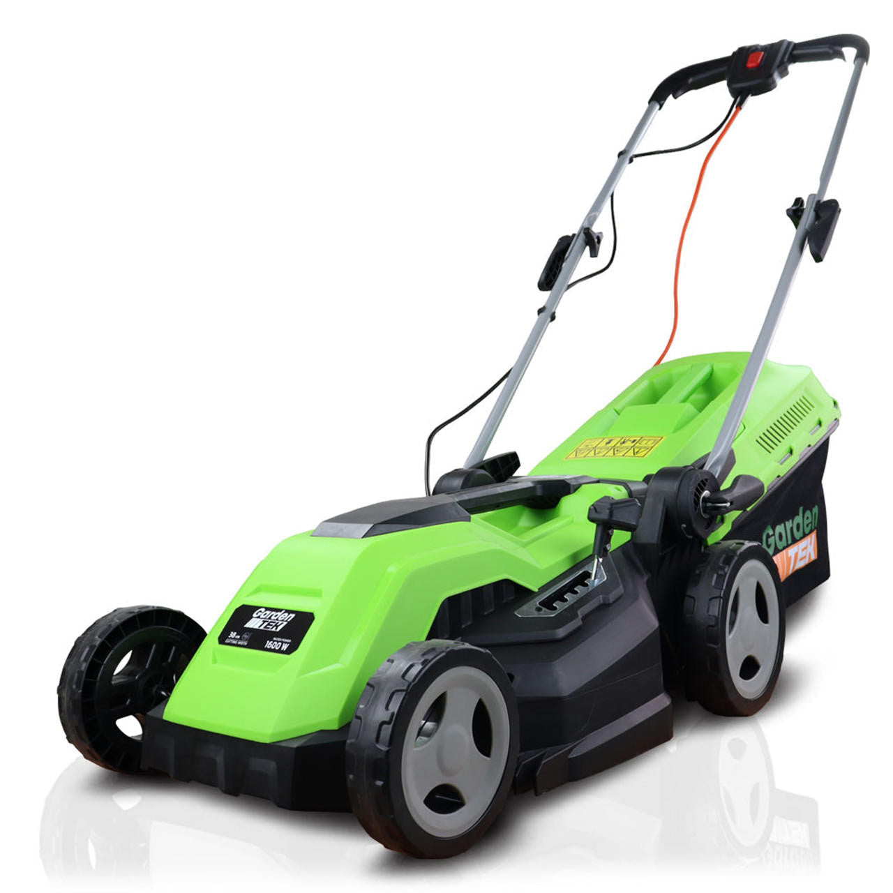 Hyundai 250W Corded Electric Grass Trimmer & GardenTek 38cm Corded Electric Roller Lawn Mower Bundle - Hyundai  Electric Grass Trimmer & GardenTek 38cm Mower Bundle