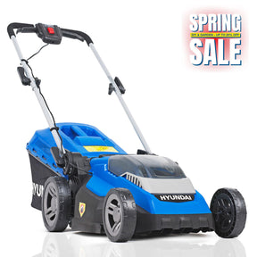 Hyundai 15'' / 38cm 40v Cordless Roller Lawnmower 2.5Ah Li-Ion Battery Battery | HYM40LI380P