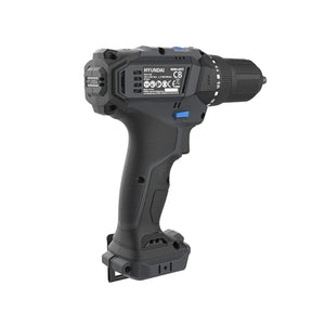 Hyundai 20V 40Nm Cordless Driver Drill, 2Ah Battery and Charger, 2-Speed, LED Light, 13 mm Chuck | DD20S-40TT EU