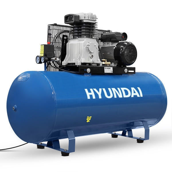 Hyundai 3hp 200L Electric Air Compressor 14CFM 145psi Belt Drive | HY3200SX