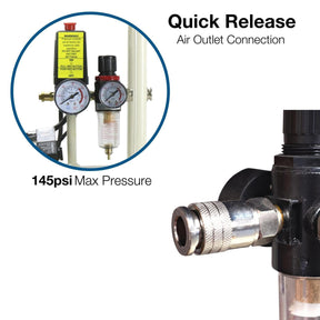 Hyundai 750W / 1HP 24L Oil Free Low Noise Portable Air Compressor 5.2CFM 118psi Direct Drive | HY7524X