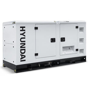 Hyundai 22kW / 27.5kVA* Single Phase, 230v Diesel Generator, 1500rpm Water-cooled Slow Running Genset ,Silenced Canopy | DHY22KSEm