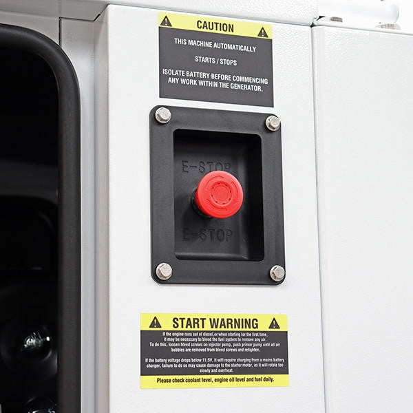 Hyundai 22kW / 27.5kVA* Single Phase, 230v Diesel Generator, 1500rpm Water-cooled Slow Running Genset ,Silenced Canopy | DHY22KSEm
