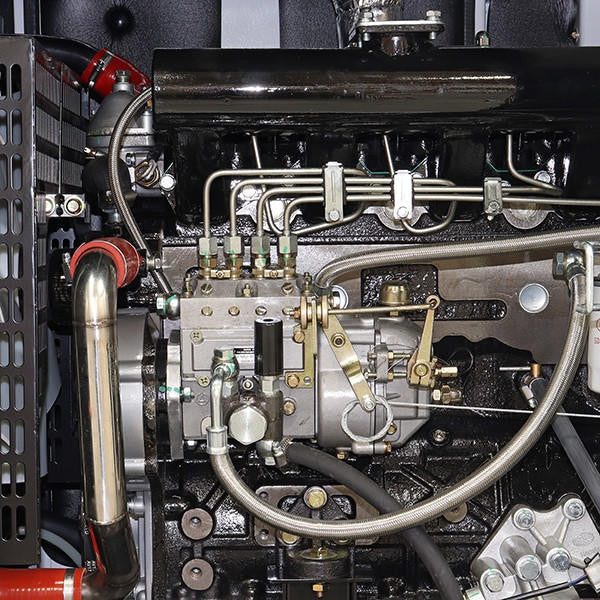 Hyundai 22kW / 27.5kVA* Single Phase, 230v Diesel Generator, 1500rpm Water-cooled Slow Running Genset ,Silenced Canopy | DHY22KSEm