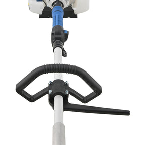 Hyundai 56cc Petrol Garden Multi Tool, 5-in-1 — Grass Trimmer, Brushcutter, Long Reach Hedge Trimmer & Pole Saw | HYMT5600X