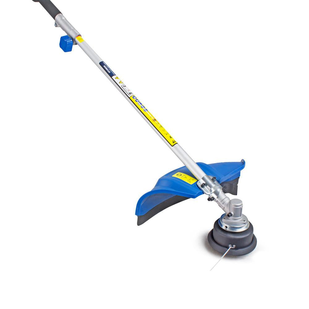 Hyundai 56cc Petrol Garden Multi Tool, 5-in-1 — Grass Trimmer, Brushcutter, Long Reach Hedge Trimmer & Pole Saw | HYMT5600X