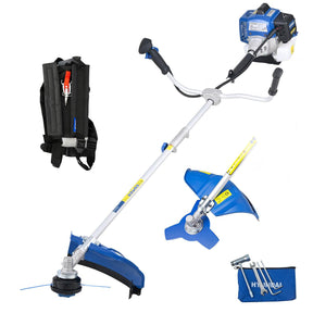 Hyundai 56cc Petrol Brushcutter and Grass Trimmer, 2-in-1, Includes Harness | HYBC5600X