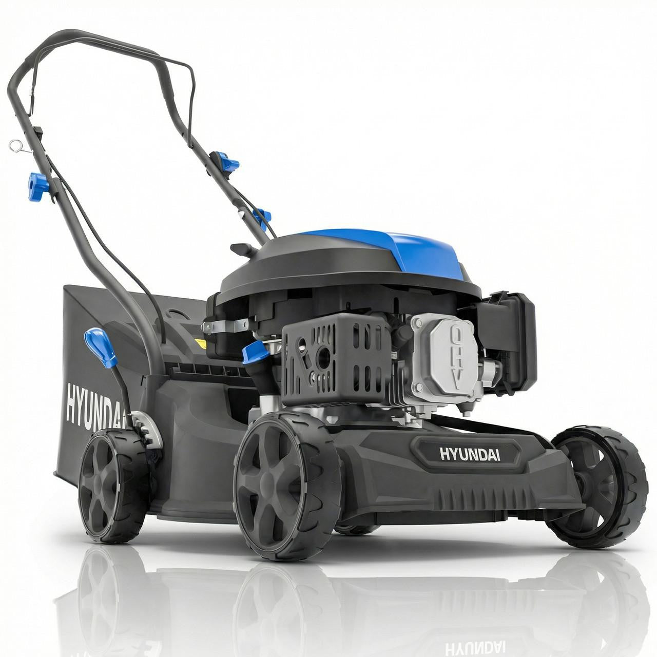 Hyundai 16" / 40cm Petrol Lawnmower, Hand Push, 139cc | HYM16130PX