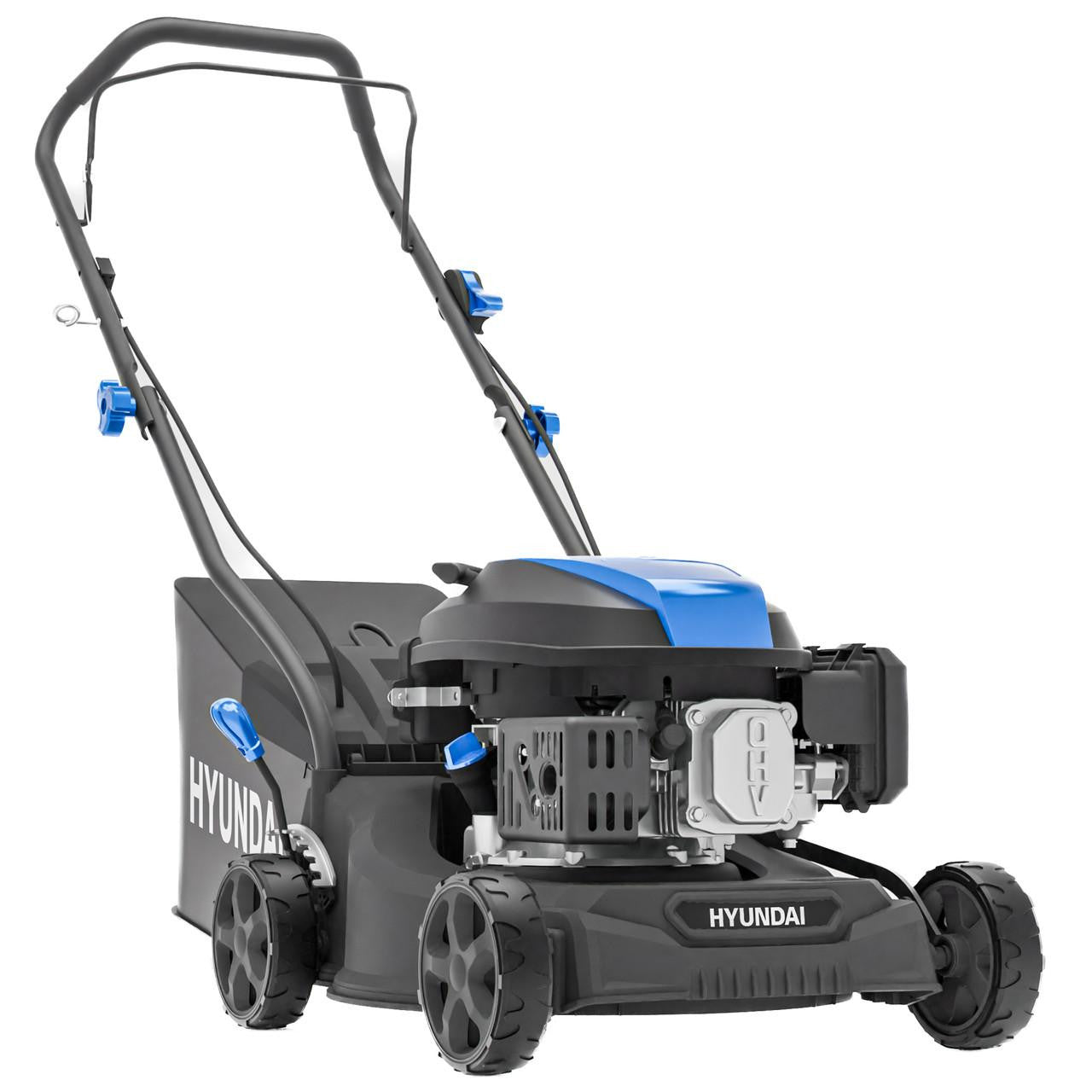 Hyundai 16" / 40cm Petrol Lawnmower, Hand Push, 139cc | HYM16130PX
