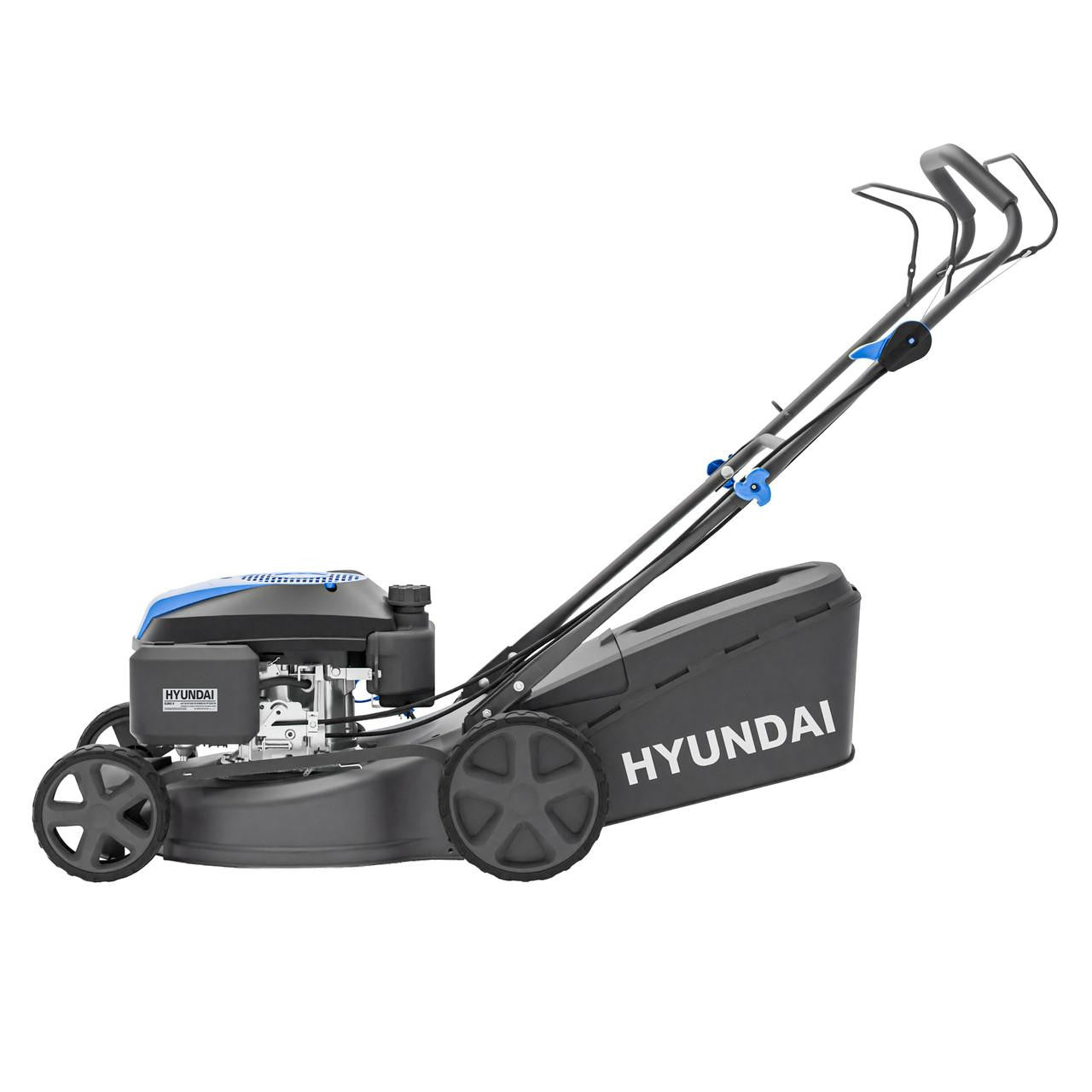 Hyundai 17" / 43cm Self-Propelled Petrol Lawnmower, 139cc, Mulching | HYM17150SPX