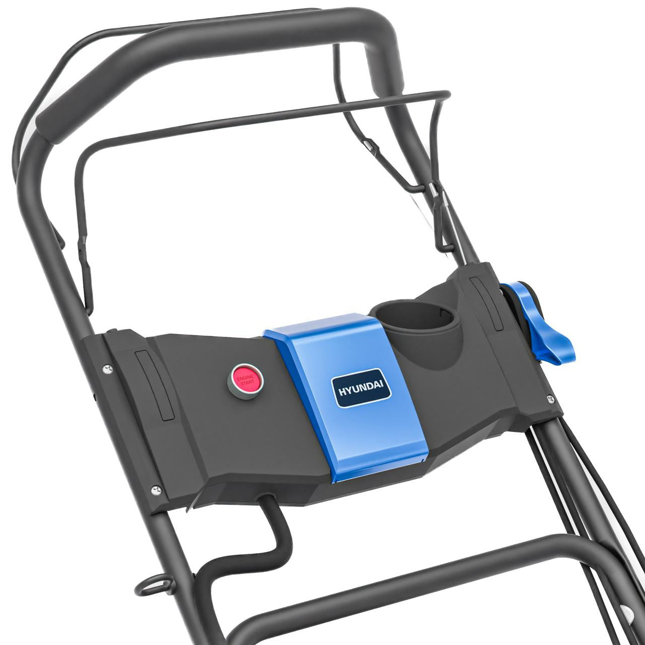 Hyundai 17" / 43cm Self-Propelled Petrol Lawnmower, Electric Start, 139cc | HYM17150SPEX