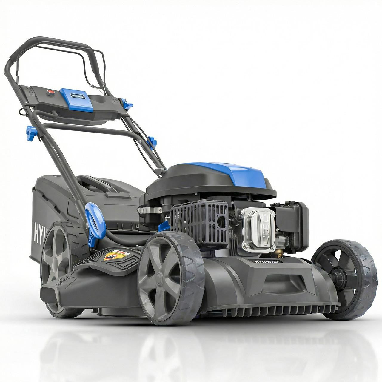 Hyundai 18" / 46cm Self-Propelled Petrol Lawnmower, Electric Start, 139cc | HYM18150SPEX
