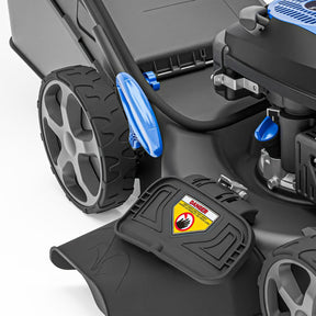 Hyundai 18" / 46cm Self-Propelled Petrol Lawnmower, Electric Start, 139cc | HYM18150SPEX
