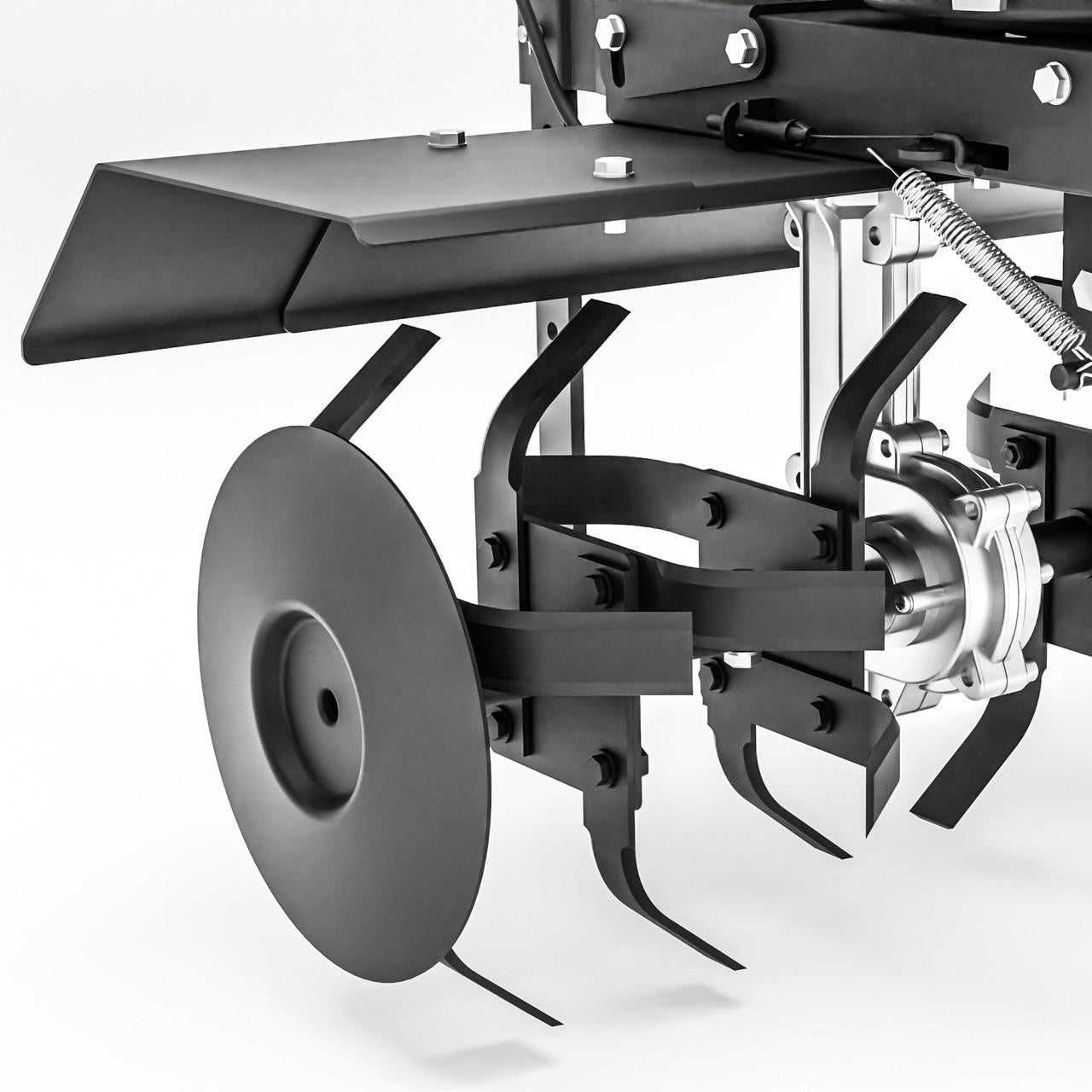 Hyundai 60cm / 24" Petrol Tiller, Electric Start, 173cc, 4 Blade Sets | HYT175EX