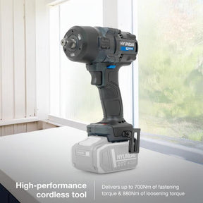 Hyundai 20V Cordless ½’’ Impact Wrench, 700Nm High-Torque with Friction Ring, Bare Unit | IW20X-700