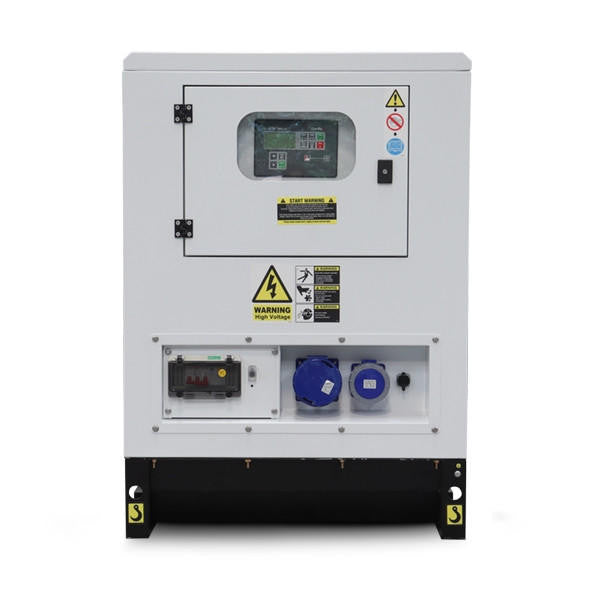 Hyundai 9kW / 11.25kVA* Silenced Diesel Generator, Slow Running, 1500rpm water-cooled, Single Phase 230v Genset | DHY9KSEm