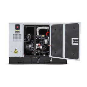 Hyundai 9kW / 11.25kVA* Silenced Diesel Generator, Slow Running, 1500rpm water-cooled, Single Phase 230v Genset | DHY9KSEm