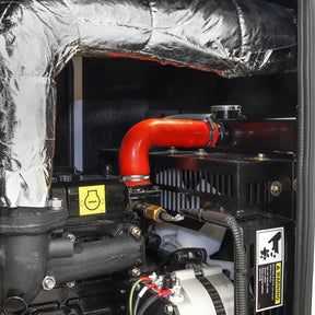 Hyundai 9kW / 11.25kVA* Silenced Diesel Generator, Slow Running, 1500rpm water-cooled, Single Phase 230v Genset | DHY9KSEm