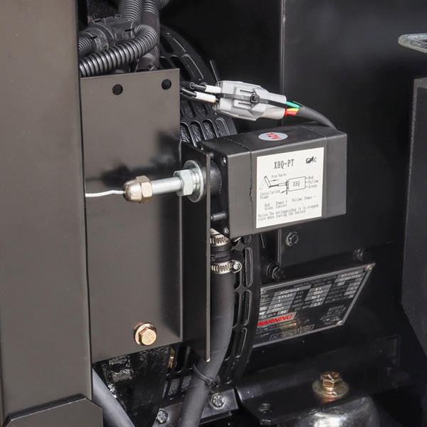 Hyundai 9kW / 11.25kVA* Silenced Diesel Generator, Slow Running, 1500rpm water-cooled, Single Phase 230v Genset | DHY9KSEm