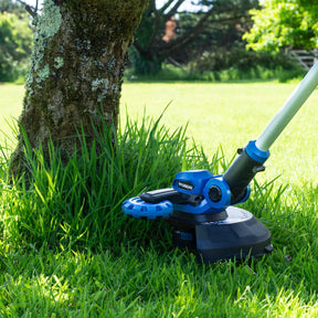 Hyundai 20V 2-in-1 Cordless Grass Trimmer and Lawn Edger 2Ah Battery, 25cm Cut | HY2187