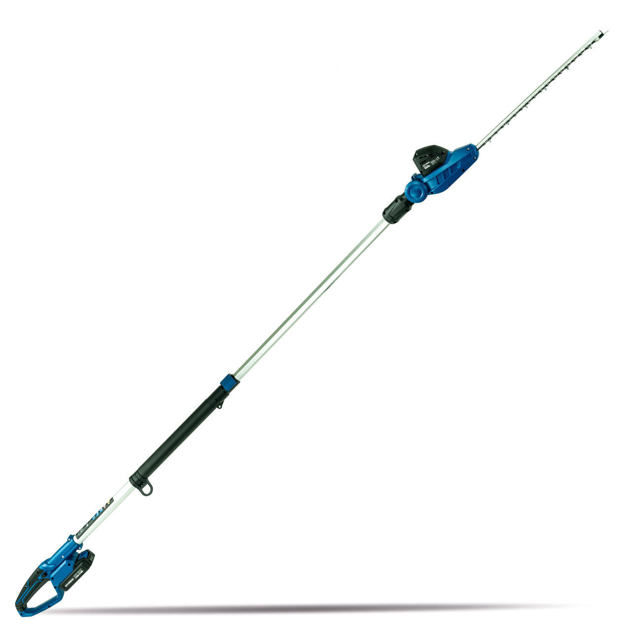 Hyundai 20V 410mm Cordless Long Reach Pole Hedge Trimmer 2Ah Li-Ion Battery | HY2191