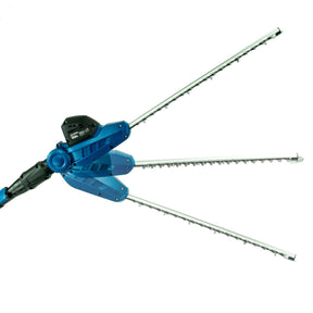 Hyundai 20V 410mm Cordless Long Reach Pole Hedge Trimmer 2Ah Li-Ion Battery | HY2191
