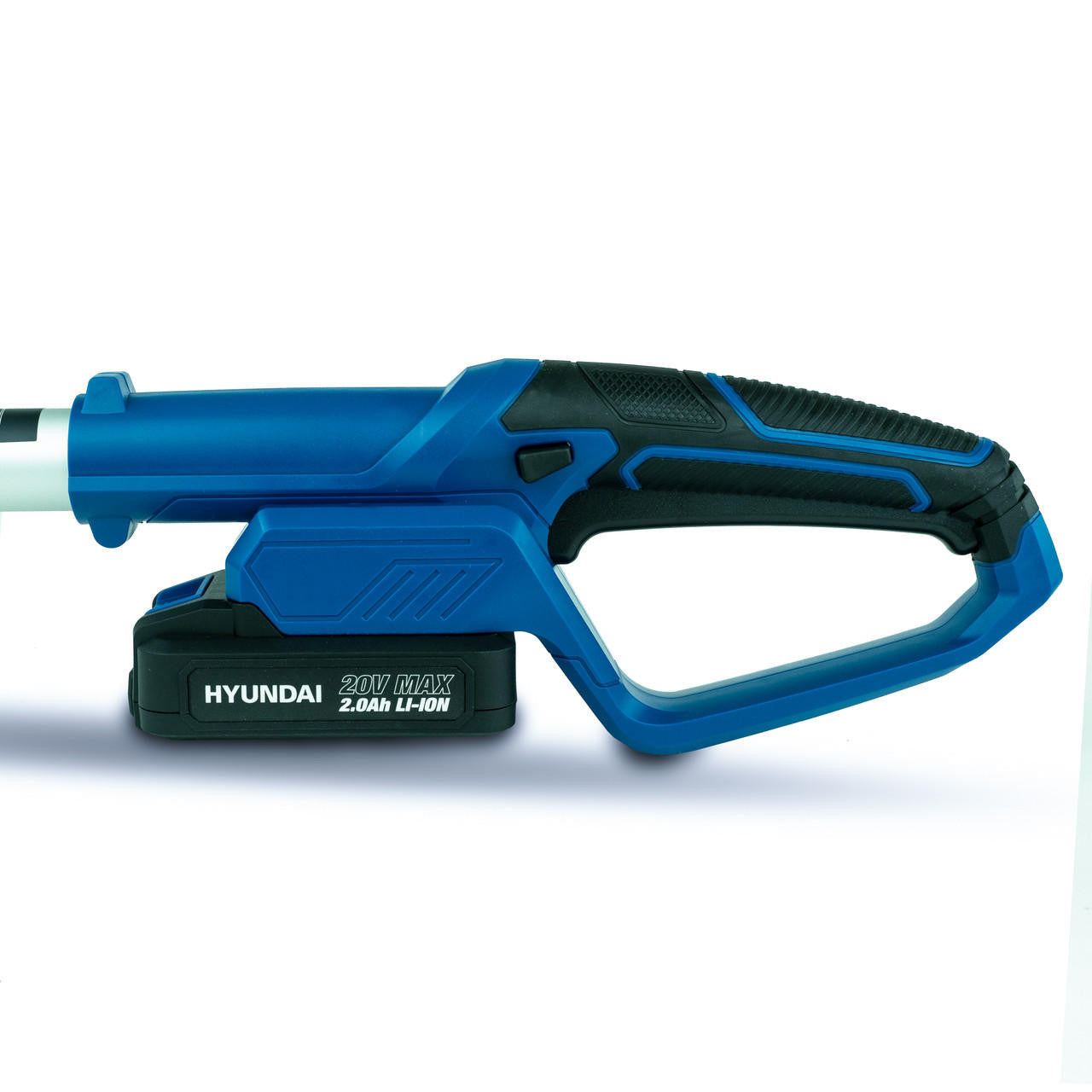 Hyundai 20V 410mm Cordless Long Reach Pole Hedge Trimmer 2Ah Li-Ion Battery | HY2191