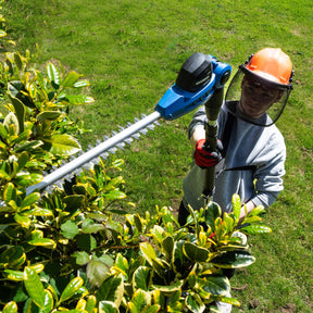 Hyundai 20V 410mm Cordless Long Reach Pole Hedge Trimmer 2Ah Li-Ion Battery | HY2191