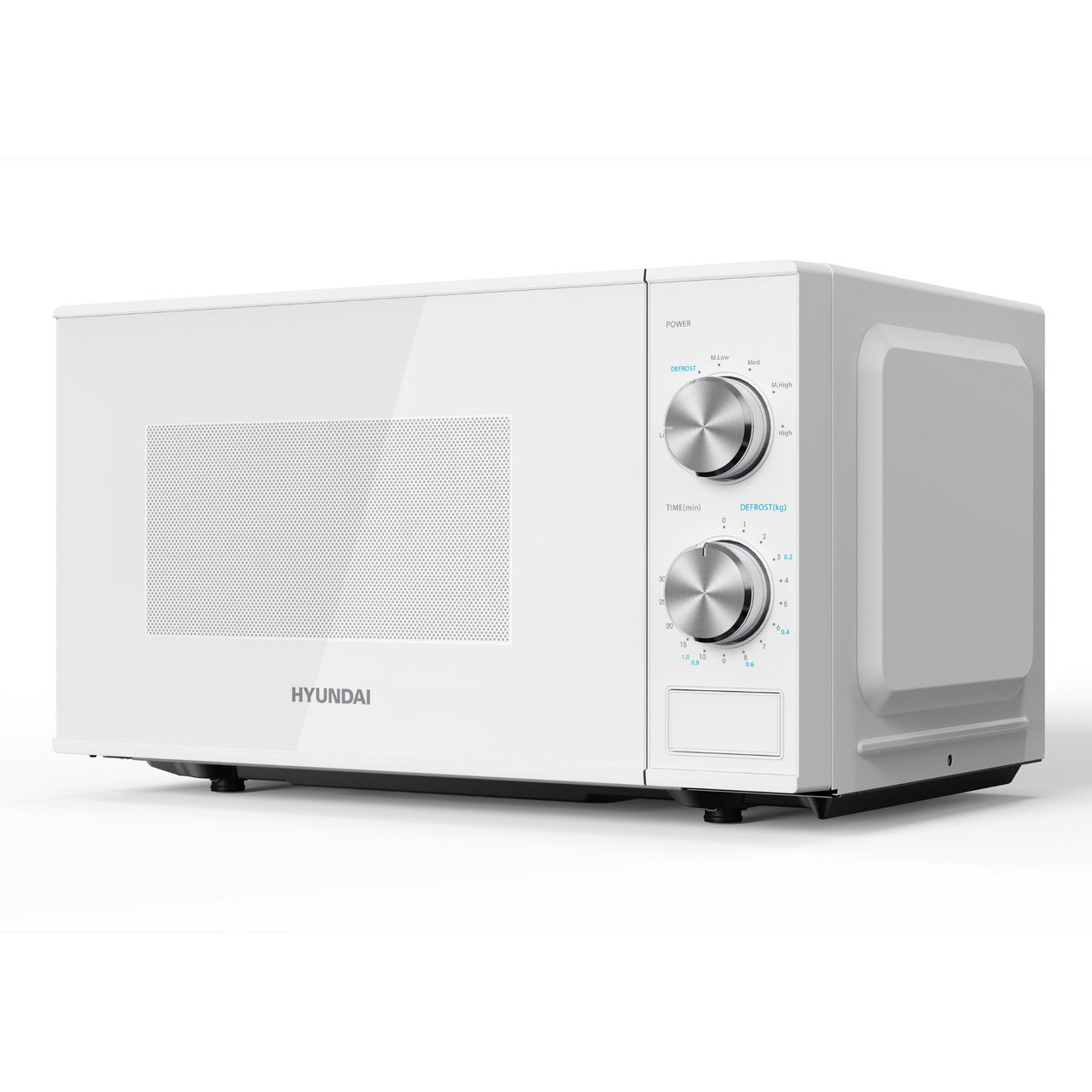 HYUNDAI 800W 20L Solo Microwave, Dial Control, Stainless Steel Interior | HYMW80020MW