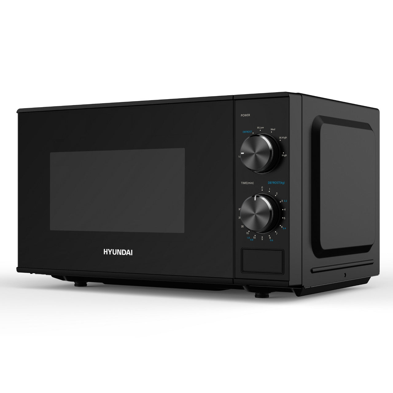 HYUNDAI 800W 20L Solo Microwave, Dial Control, Stainless Steel Interior | HYMW80020MB