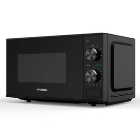 HYUNDAI 800W 20L Solo Microwave, Dial Control, Stainless Steel Interior | HYMW80020MB