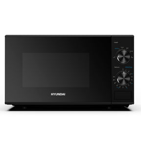HYUNDAI 800W 20L Solo Microwave, Dial Control, Stainless Steel Interior | HYMW80020MB