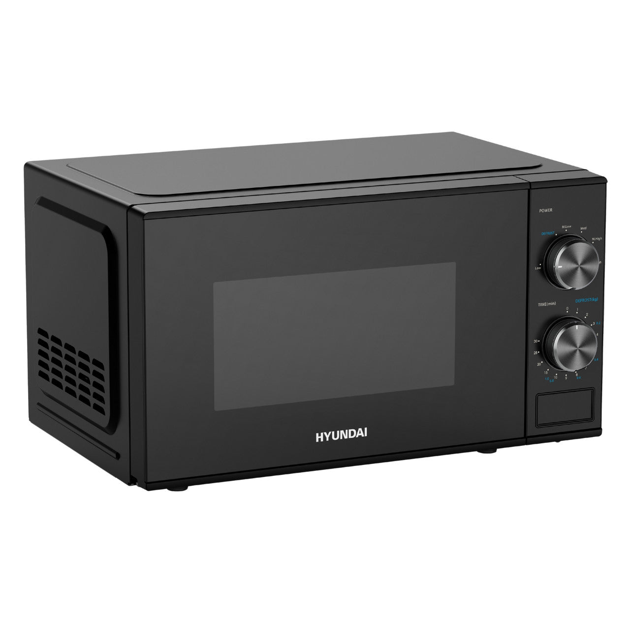 HYUNDAI 800W 20L Solo Microwave, Dial Control, Stainless Steel Interior | HYMW80020MB