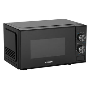 HYUNDAI 800W 20L Solo Microwave, Dial Control, Stainless Steel Interior | HYMW80020MB