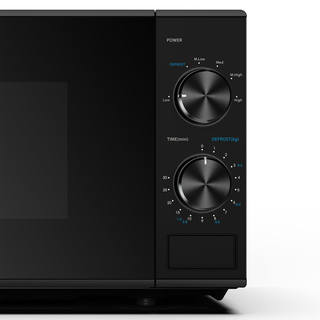 HYUNDAI 800W 20L Solo Microwave, Dial Control, Stainless Steel Interior | HYMW80020MB