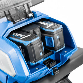 Hyundai 36cm / 14" 40V (20Vx2) Brushless Cordless Tiller, 4 Blades, 205mm Depth | HY40CT36