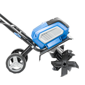 Hyundai 36cm / 14" 40V (20Vx2) Brushless Cordless Tiller, 4 Blades, 205mm Depth | HY40CT36