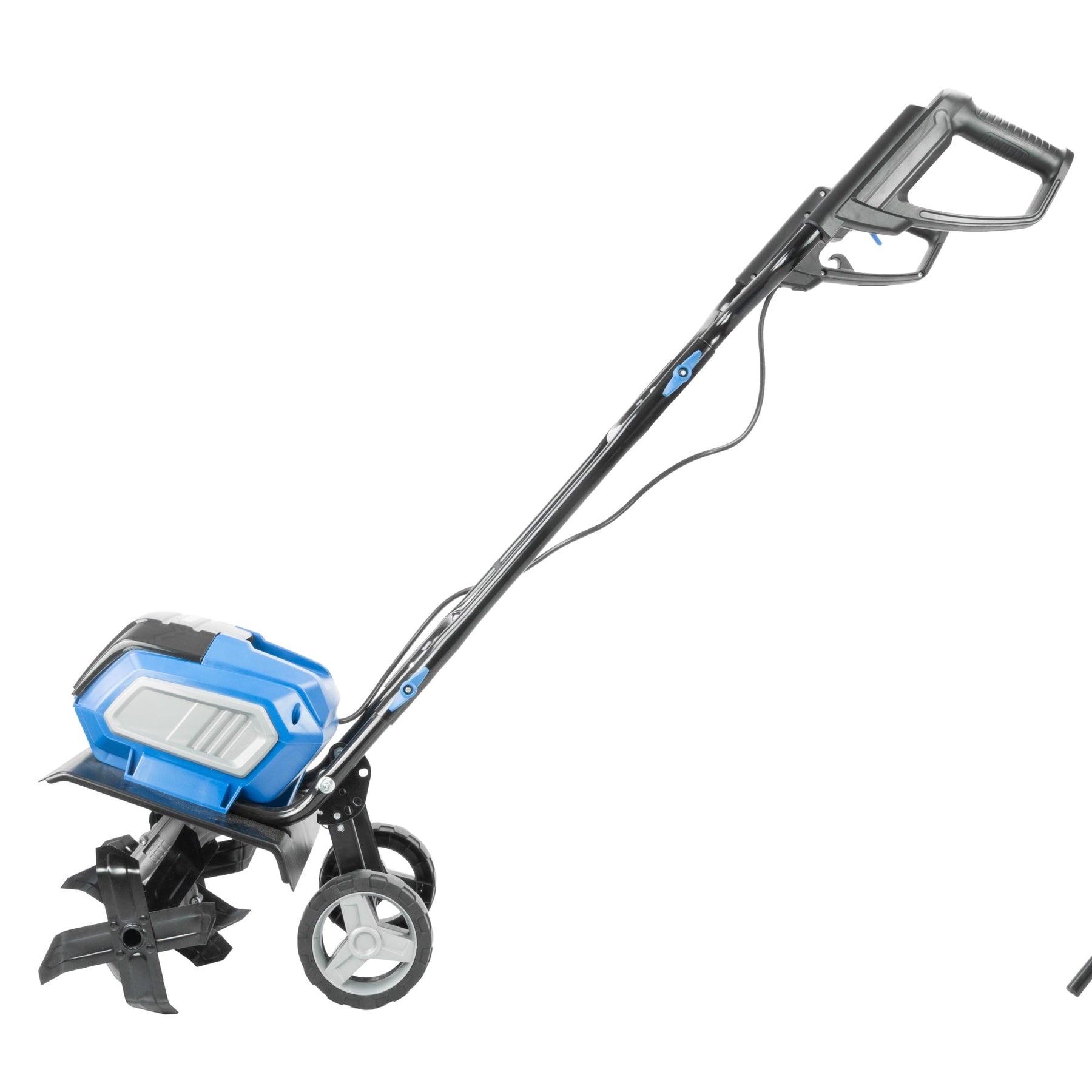 Hyundai 36cm / 14" 40V (20Vx2) Brushless Cordless Tiller, 4 Blades, 205mm Depth | HY40CT36