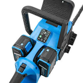 Hyundai 14" / 350mm 40V, (2x20V), 4Ah Brushless Cordless Chainsaw, Auto-Oiling, Anti-Kickback | HY40CCS350