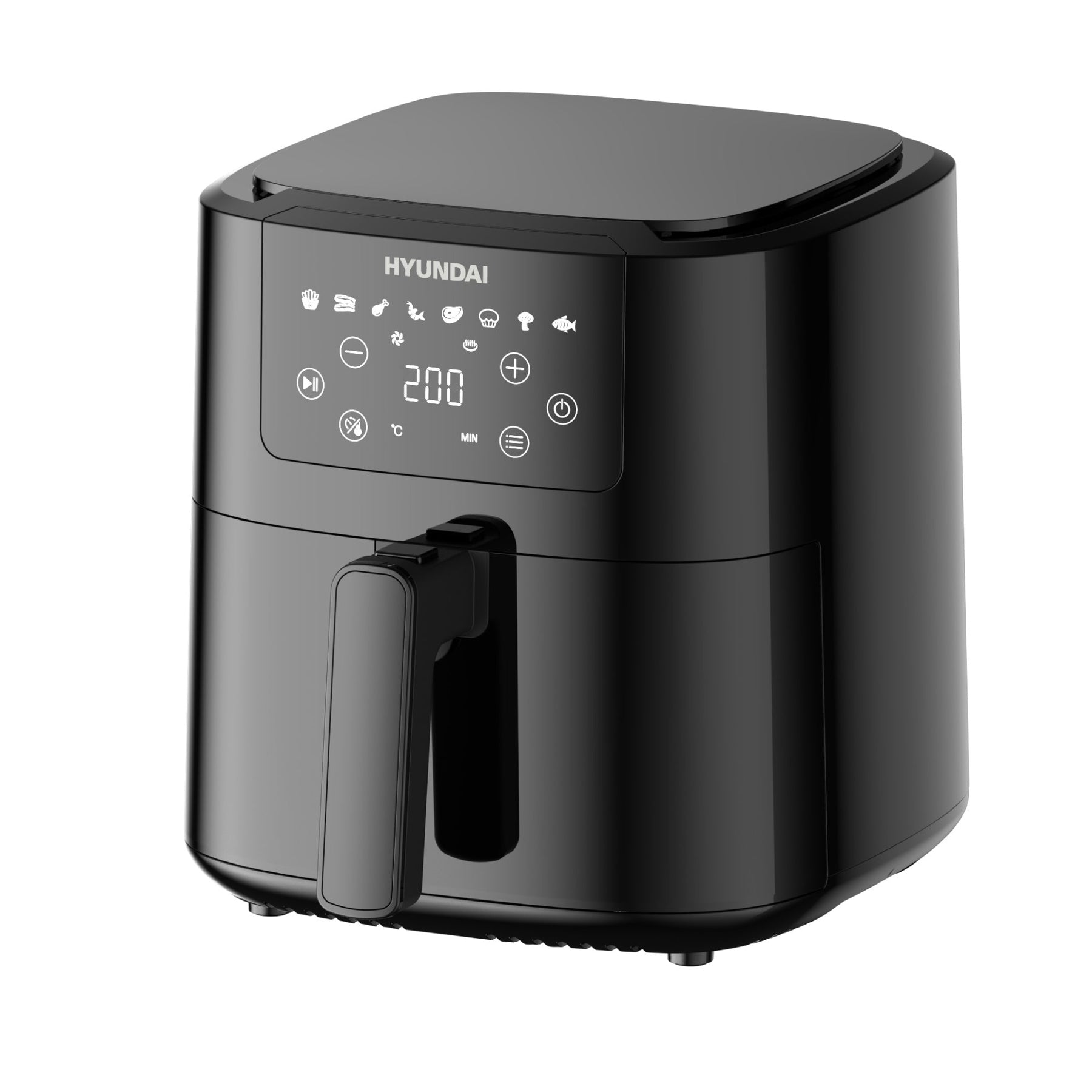 HYUNDAI 5L Digital Air Fryer, 8 Preset Programmes, 1500W | HYAF5001DB